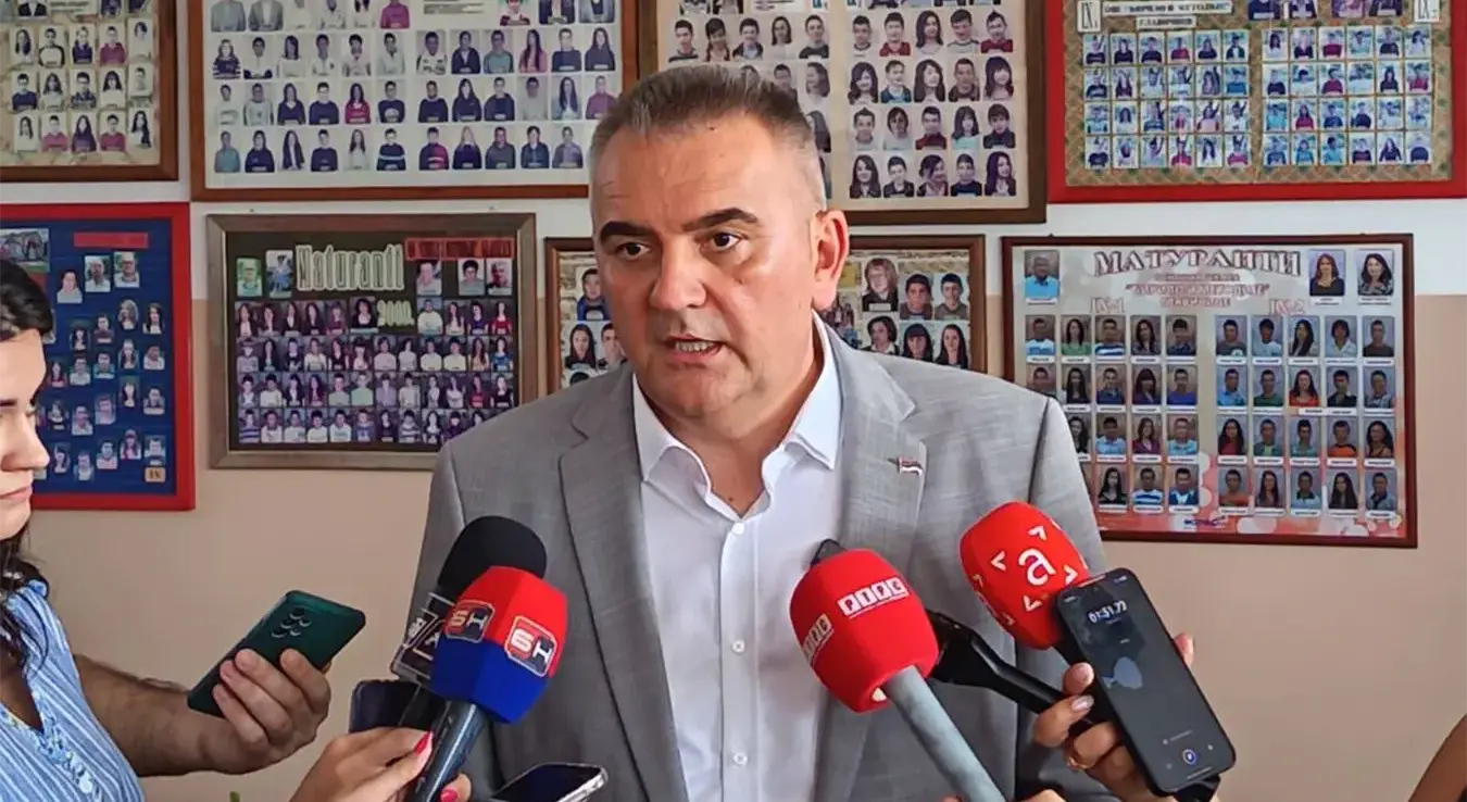 Премијер Републике Српске Саво Минић у Бијељини.