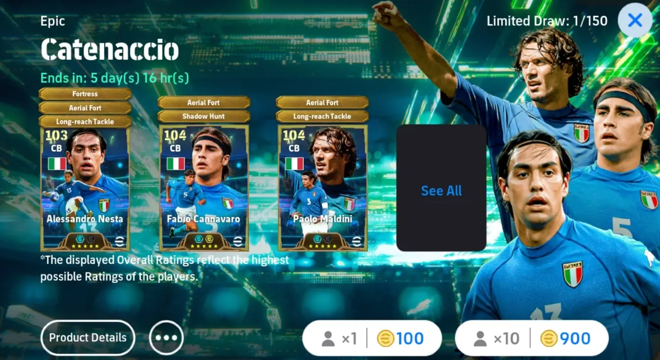 Малдини, Канаваро и Неста стигли у eFootball 2027: Да ли је ово најбољи дефанзивни пакет?