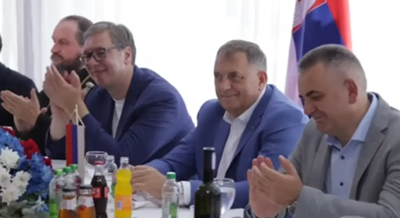 Вучић, Додик и Минић у Ситници