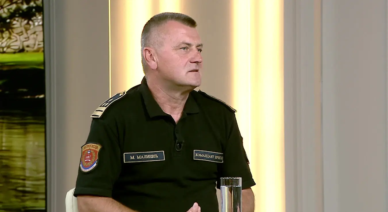 Командант Професионалне територијално ватрогасно-спасилачке бригаде Мирослав Малинић