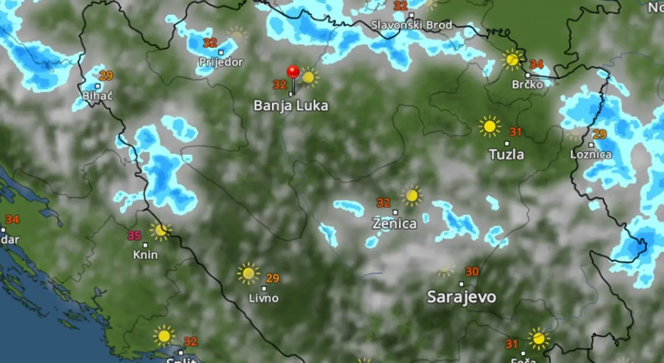 Метео радар 7. август