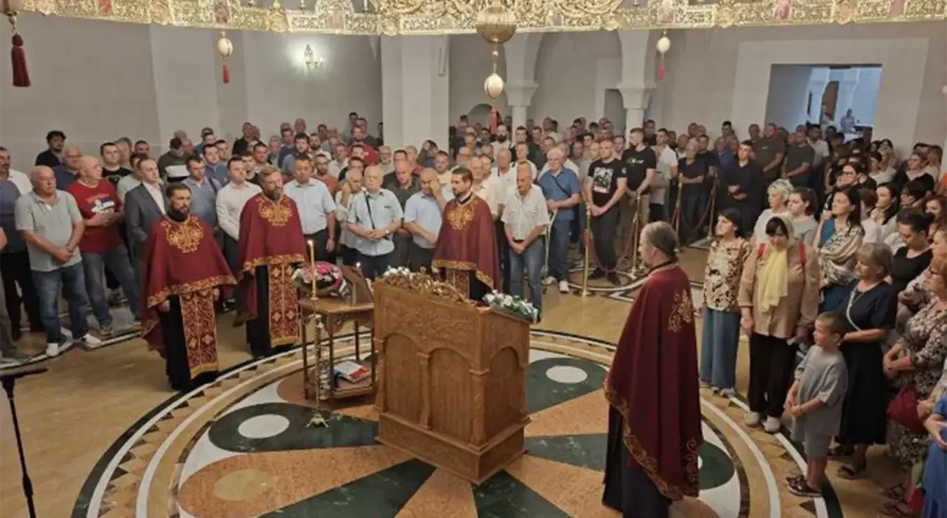 Служен помен генералу Ратку Младићу у Фочи
