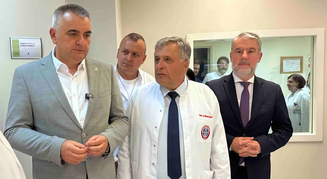 Минић и Шеранић болница Бијељина посјета нови ЦТ апарат