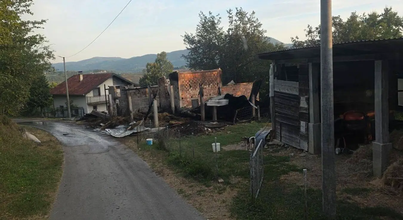 Котор Варош пожар изгорила штала страдале животиње