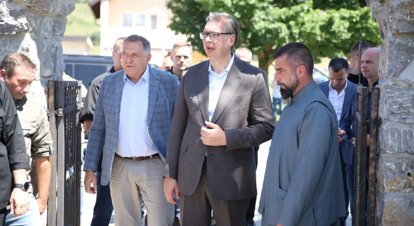 Додик и Вучић у Новом Селу