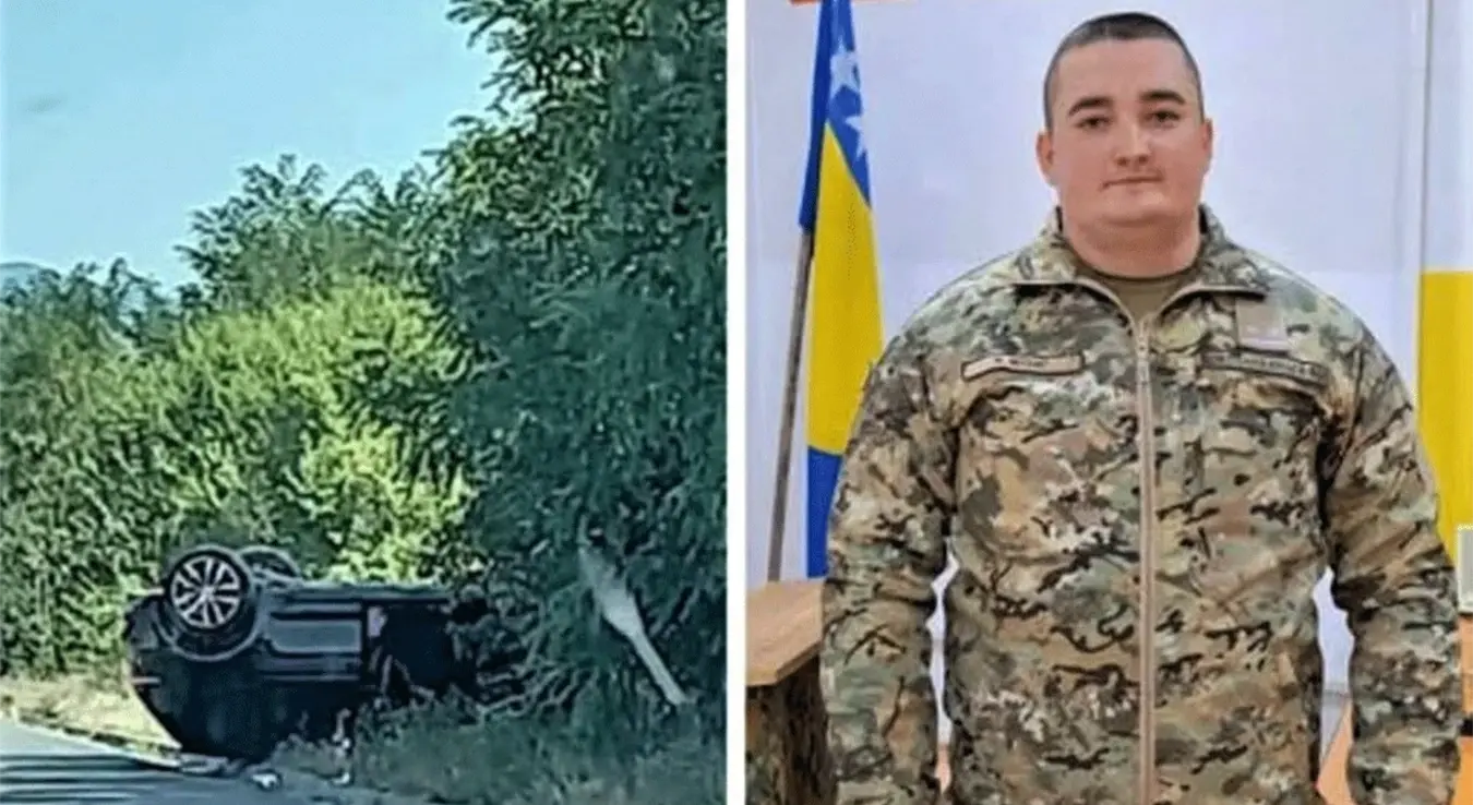 Припадник ОС БиХ спасио мајку и бебу из преврнутог аутомобила