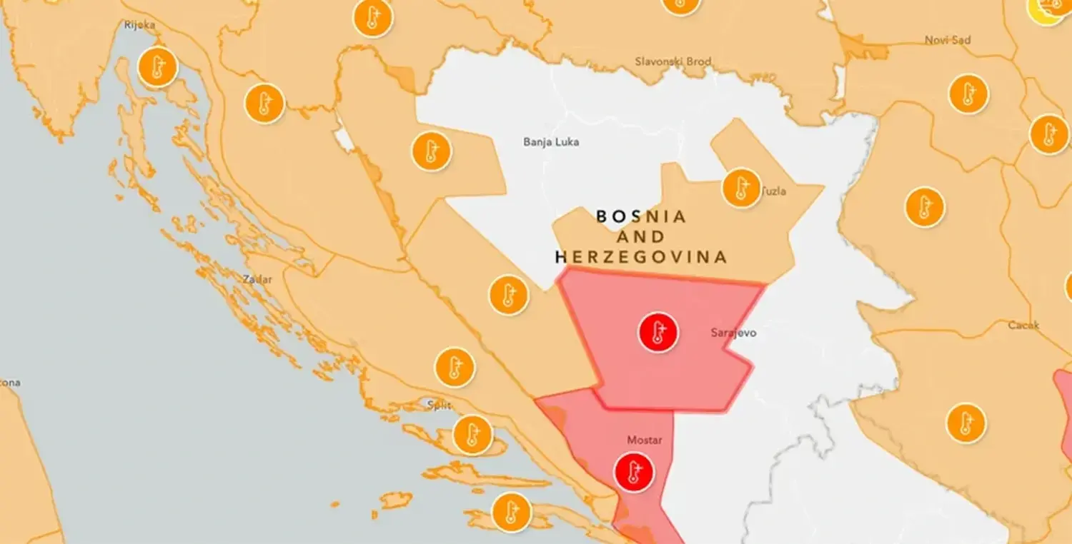 Метеоаларм за 28. август 2026. године