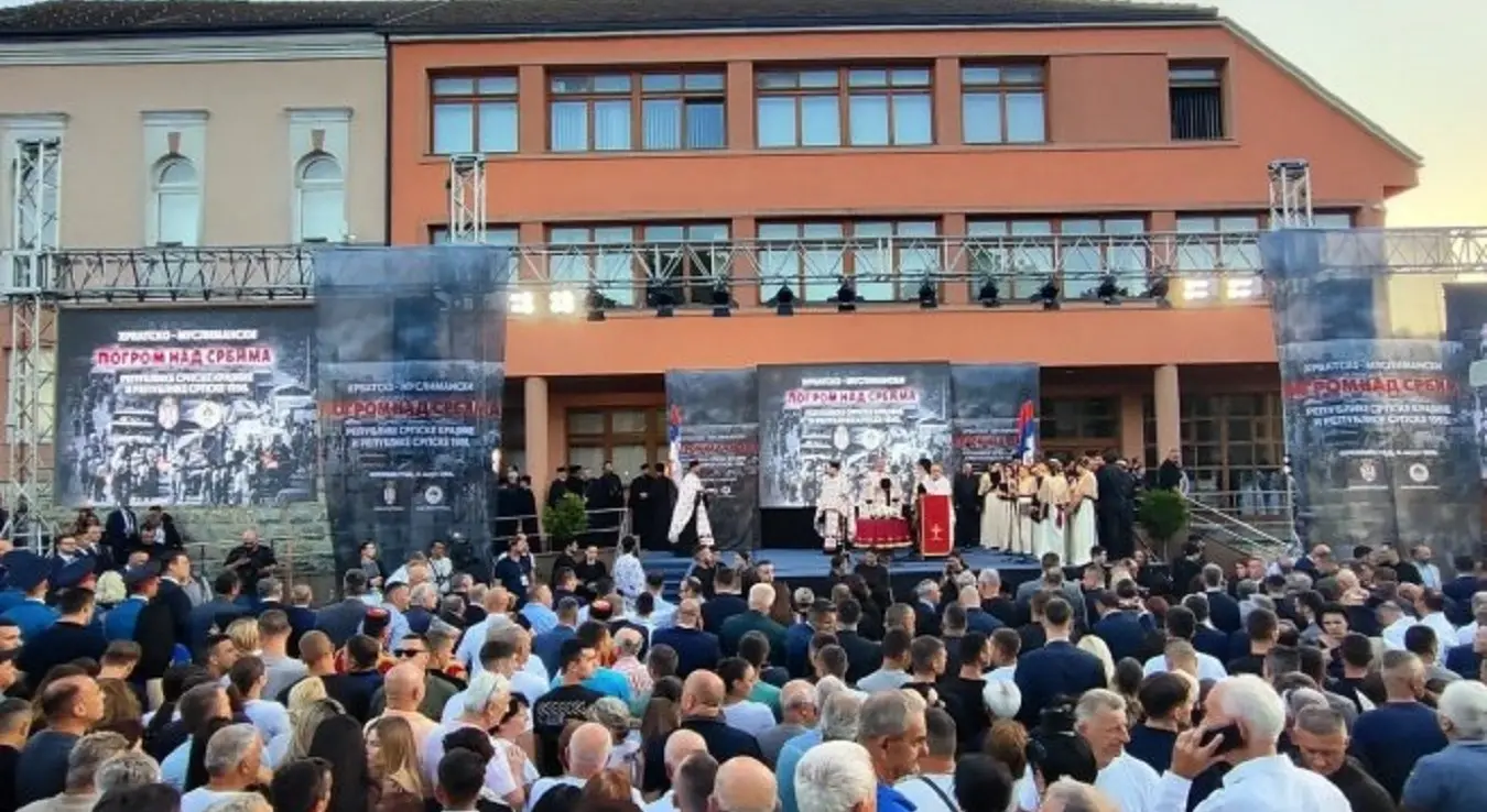 Годишњица "Олује" - Српска и Србија одају пошту жртвама, централни комеморативни скуп у Мркоњић Граду