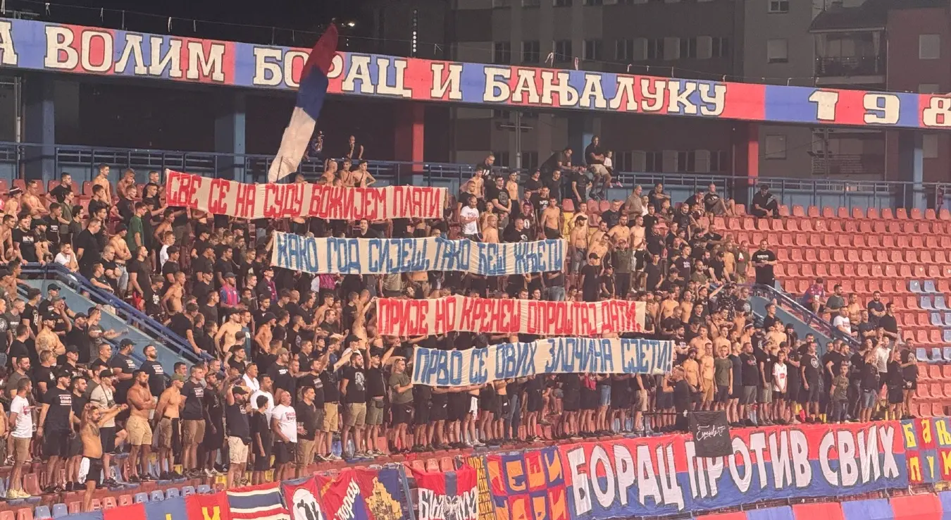 Навијачи Борца послали снажну поруку