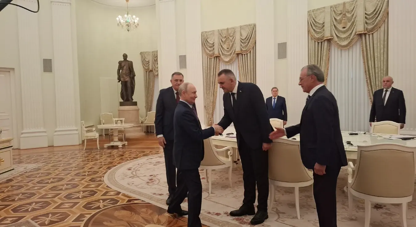 Путин са Додиком и Минићем: Односи Русије и Српске братски, наметања са стране, сматрамо неприхватљивим