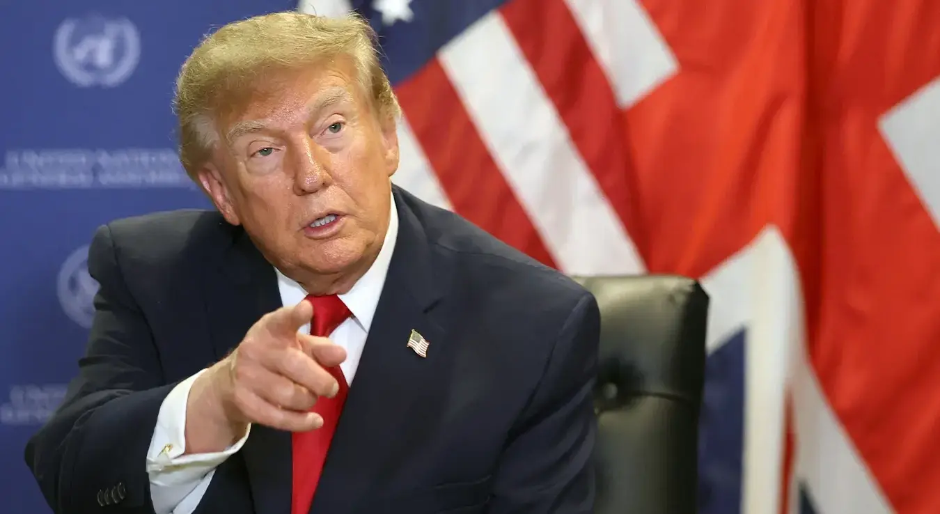 Предсједник САД Доналд Трамп састаје се са британским премијером Ендијем Бернамом на маргинама 81. засједања Генералне скупштине Уједињених нација у Њујорку, у уторак, 22. септембра 2026. године.