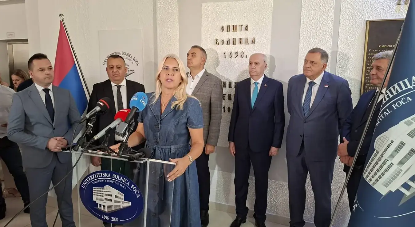 Жељка Цвијановић у Фочи