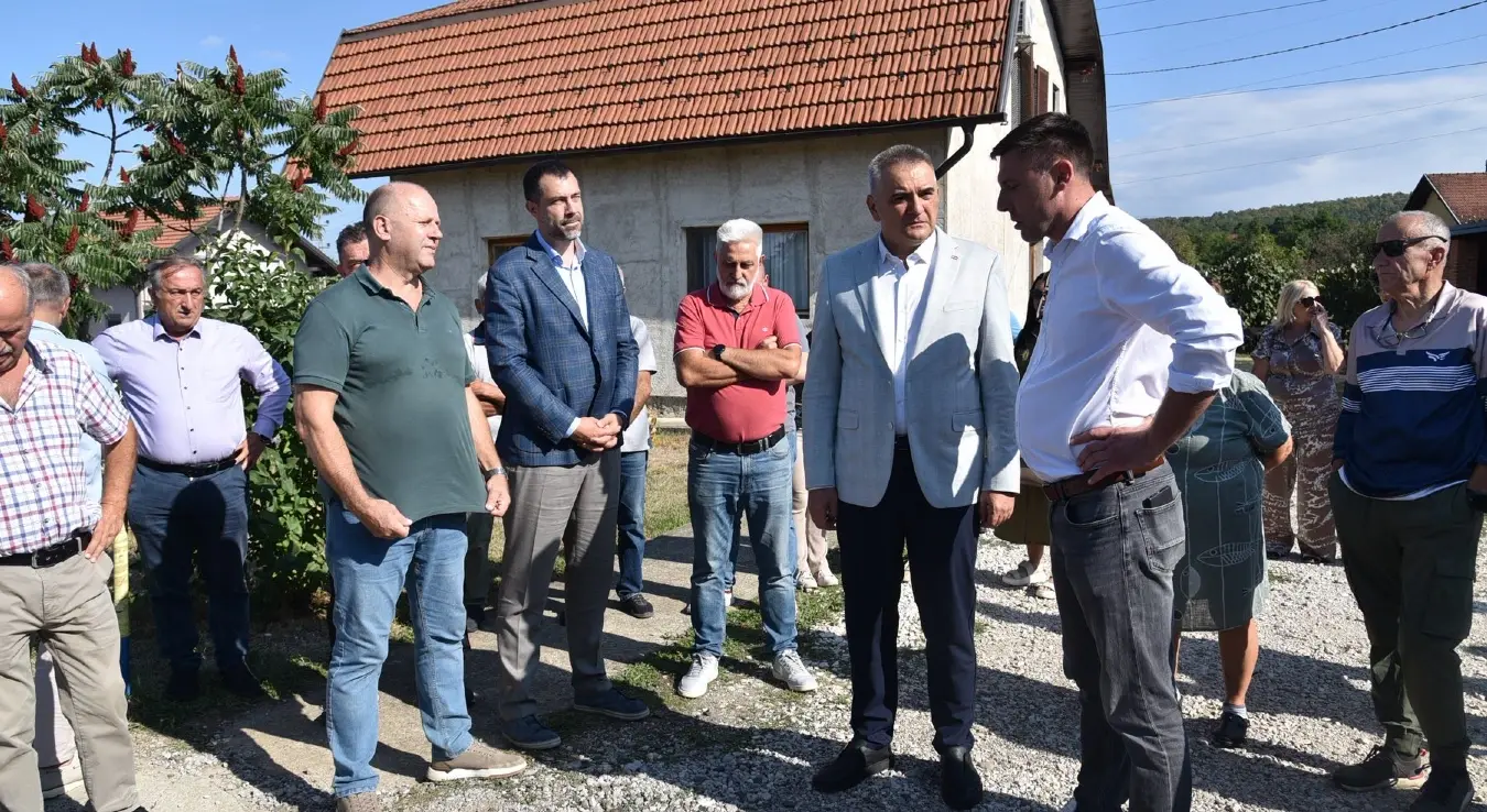 Премијер Републике Српске Саво Минић у Доњем Мађиру