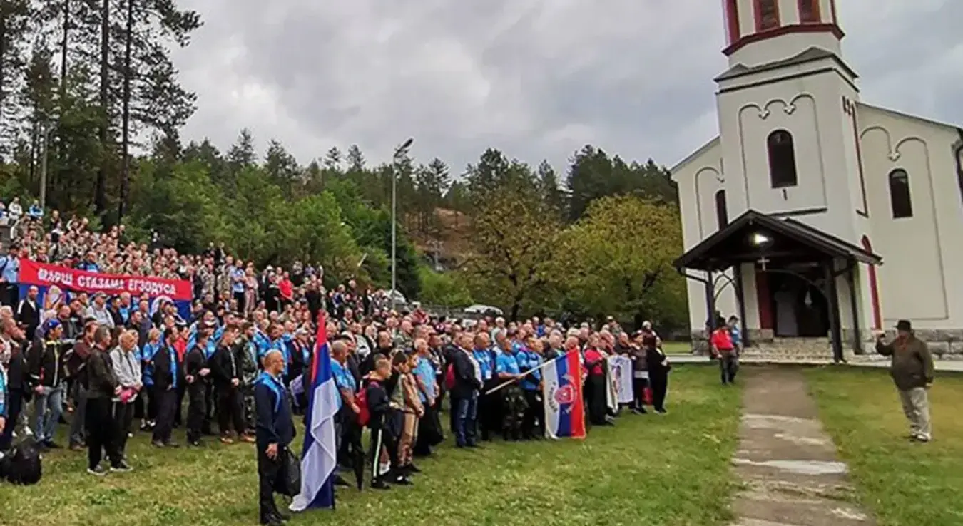 На Озрену марш "Стазама егзодуса"