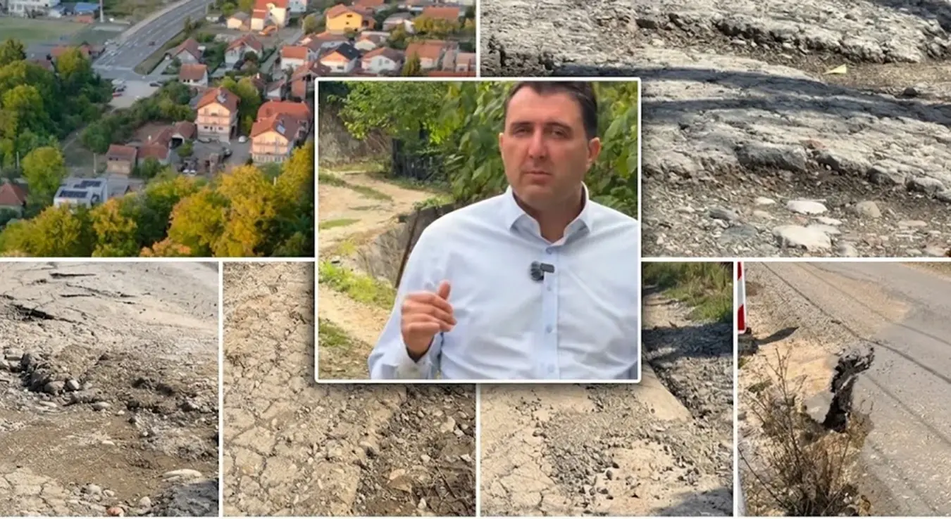 Башевић показао рупе на путевима у Бањалуци