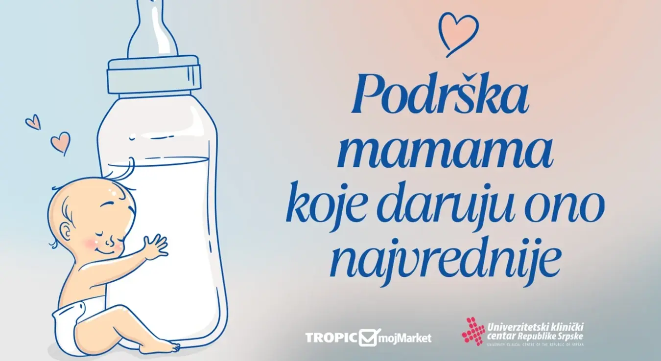 Подршка Тропик Малопродаје Банци хуманог млијека и мајкама доноркама