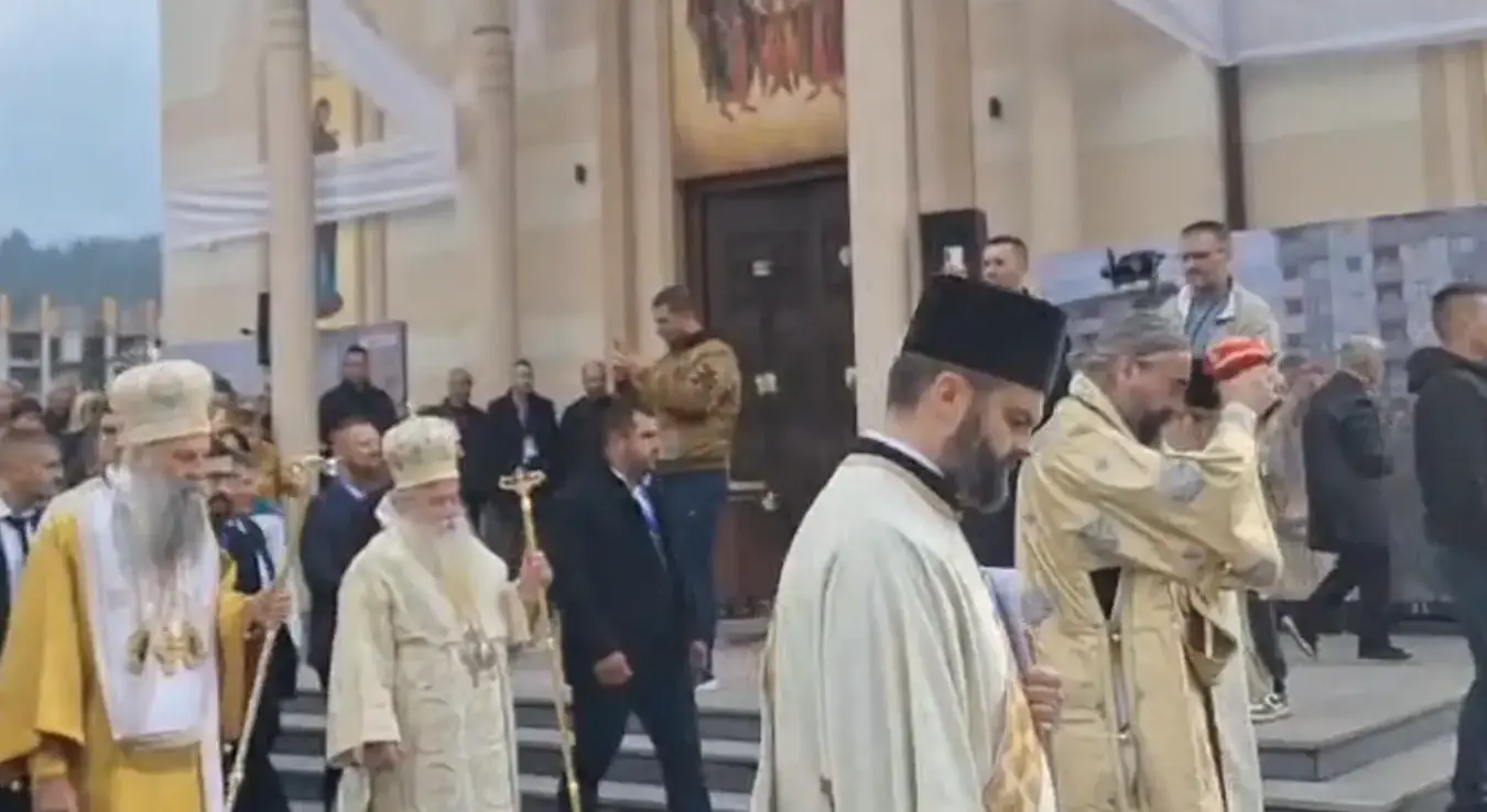 Патријарх Порфирије освештао грам у Палама.
