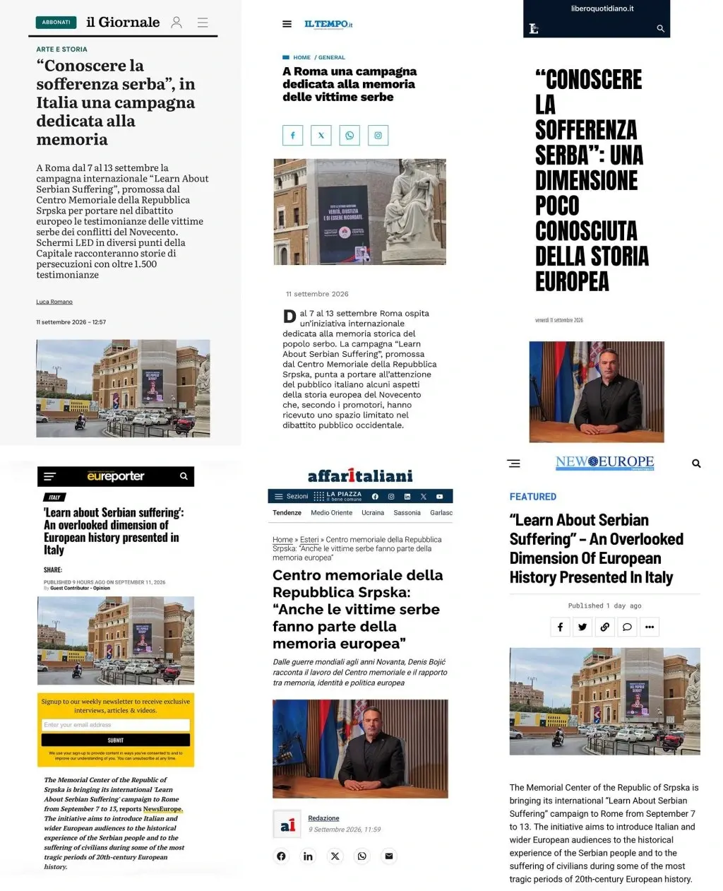 Кампања "Упознајте српско страдање"