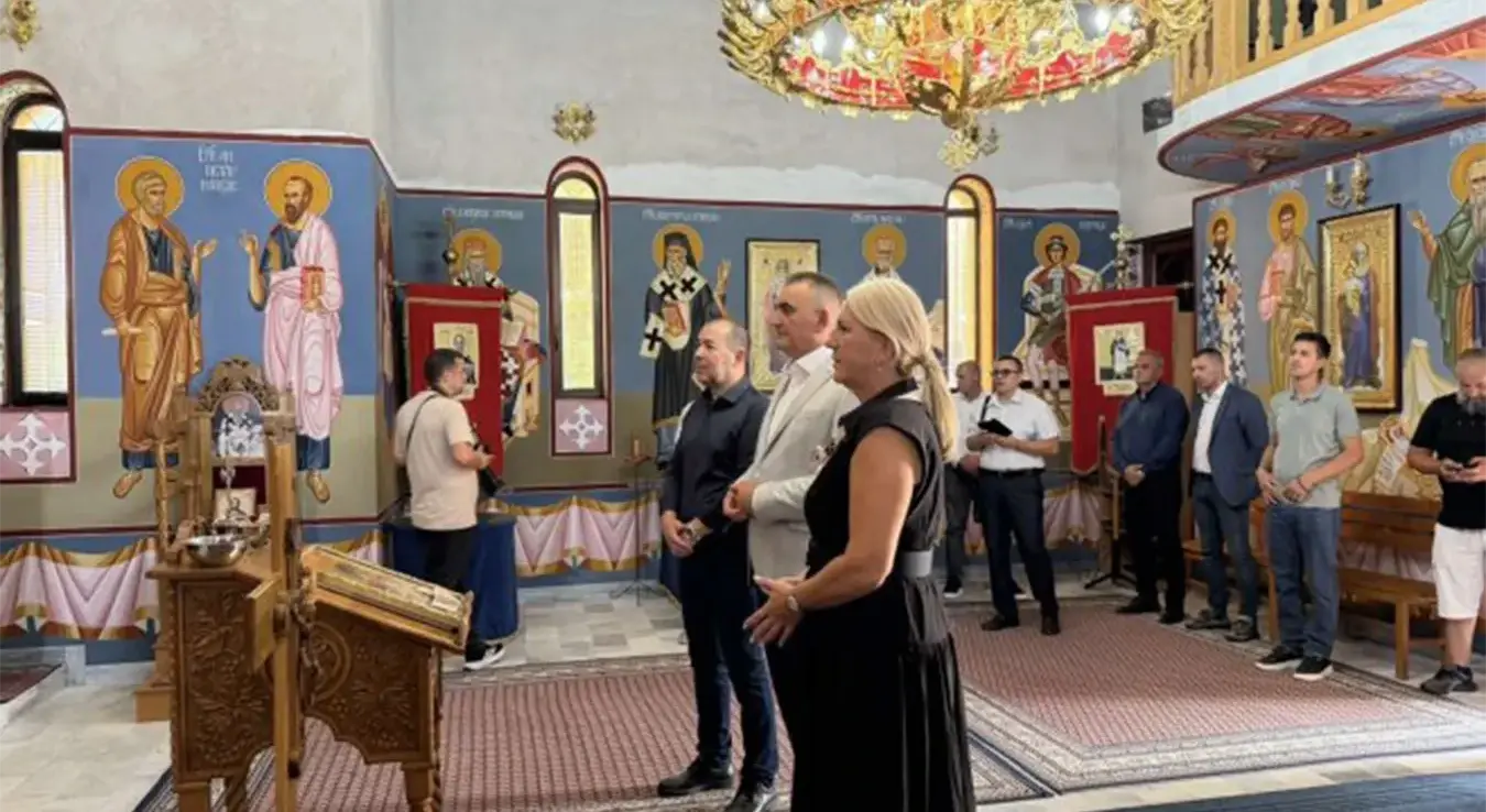 Премијер Републике Српске Саво Минић и српски члан Предсједништва БиХ Жељка Цвијановић