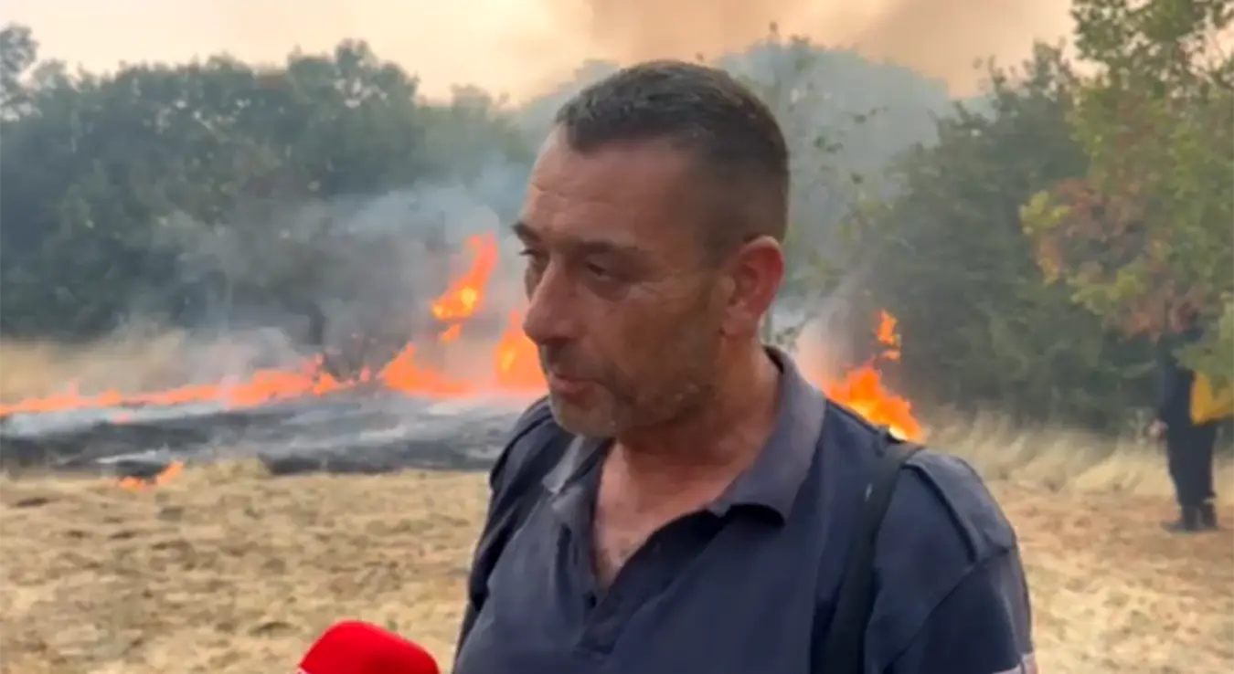 Ватрогасци пожар Билећа