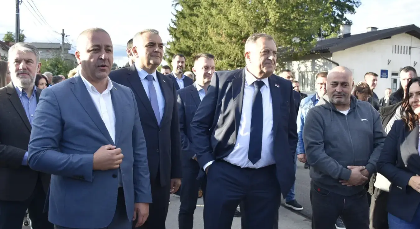 Додик и Минић на отварању Старог приједорског пута