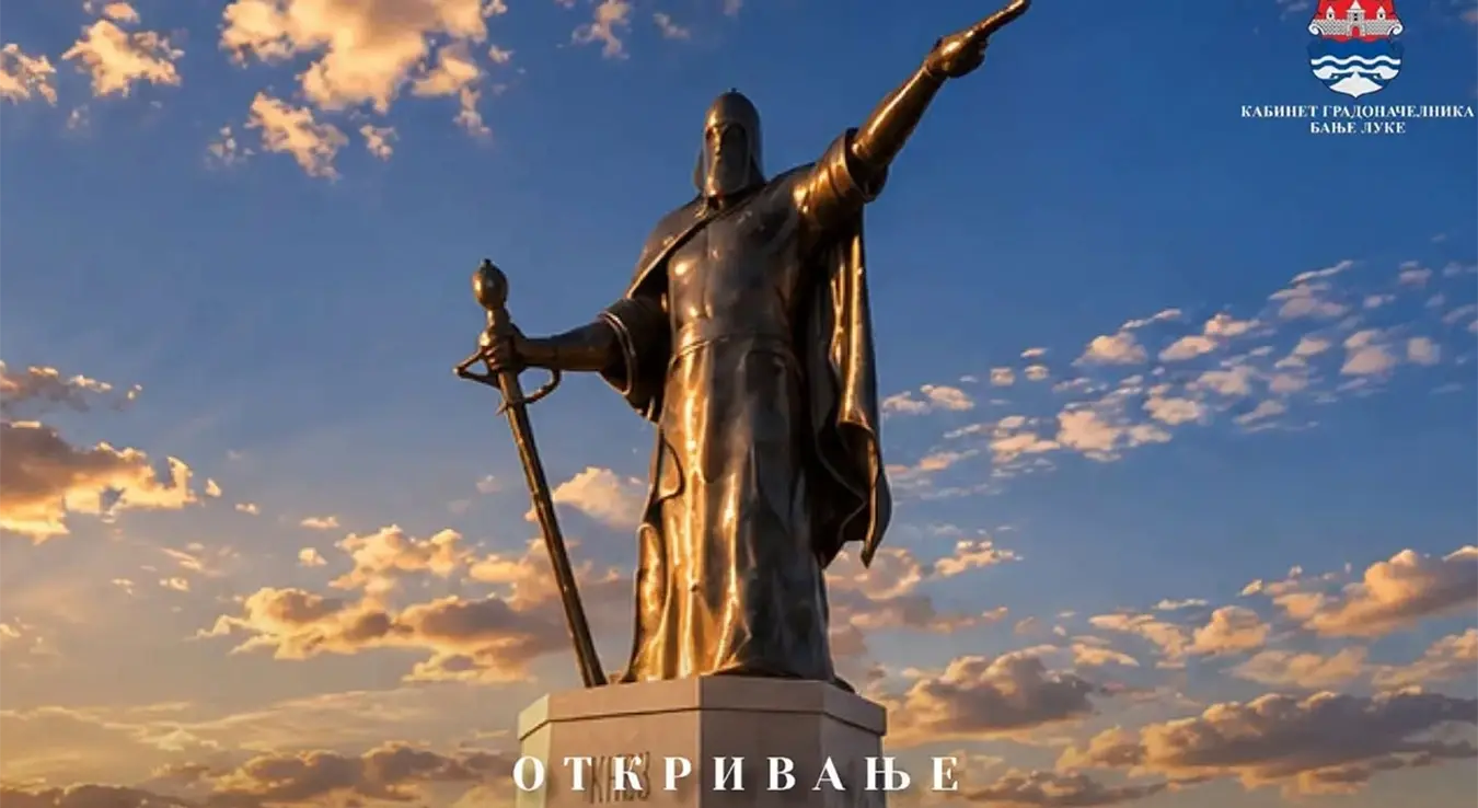 Познато када ће бити откривен споменик кнезу Лазару у Бањалуци