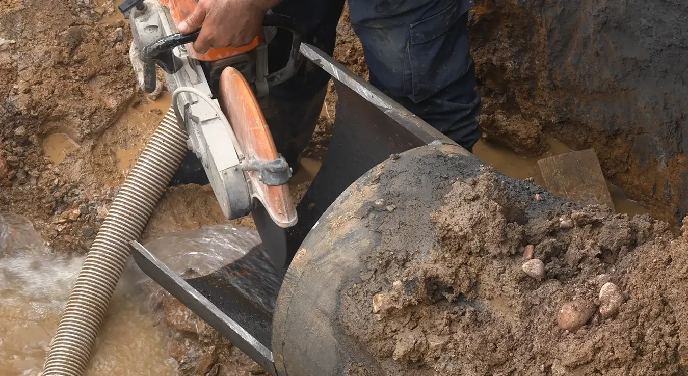 Отклањање квара на водоводној мрежи Источно Сарајево.