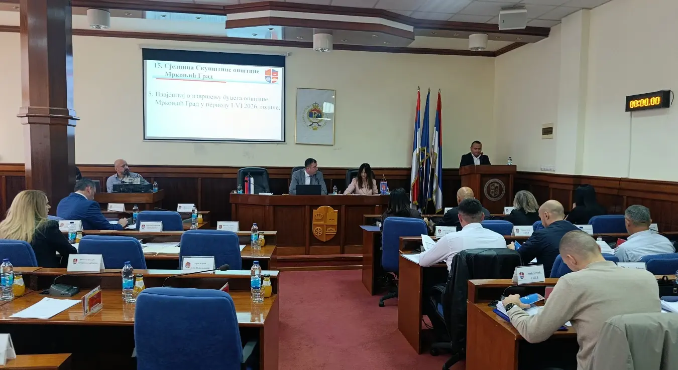 Скупштина општине Мркоњић Град усвојила је данас ребаланс буџета за текућу годину у износу од 31.878.220 КМ, што је за три одсто више у односу на планирани буџет.