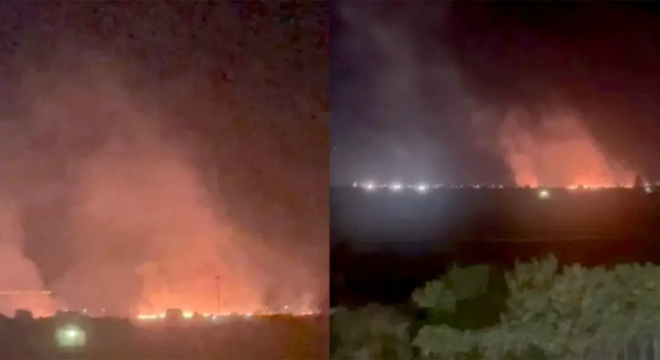 Пожар код сарајевског аеродрома