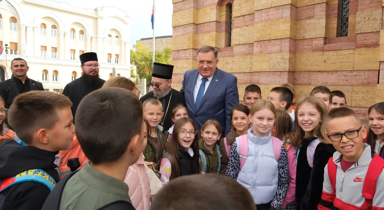 Митрополит Лукијан и Милорад Додик у Бањалуци