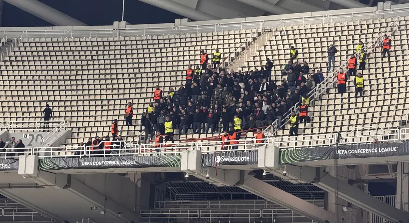 Навијачи Борца у Атини